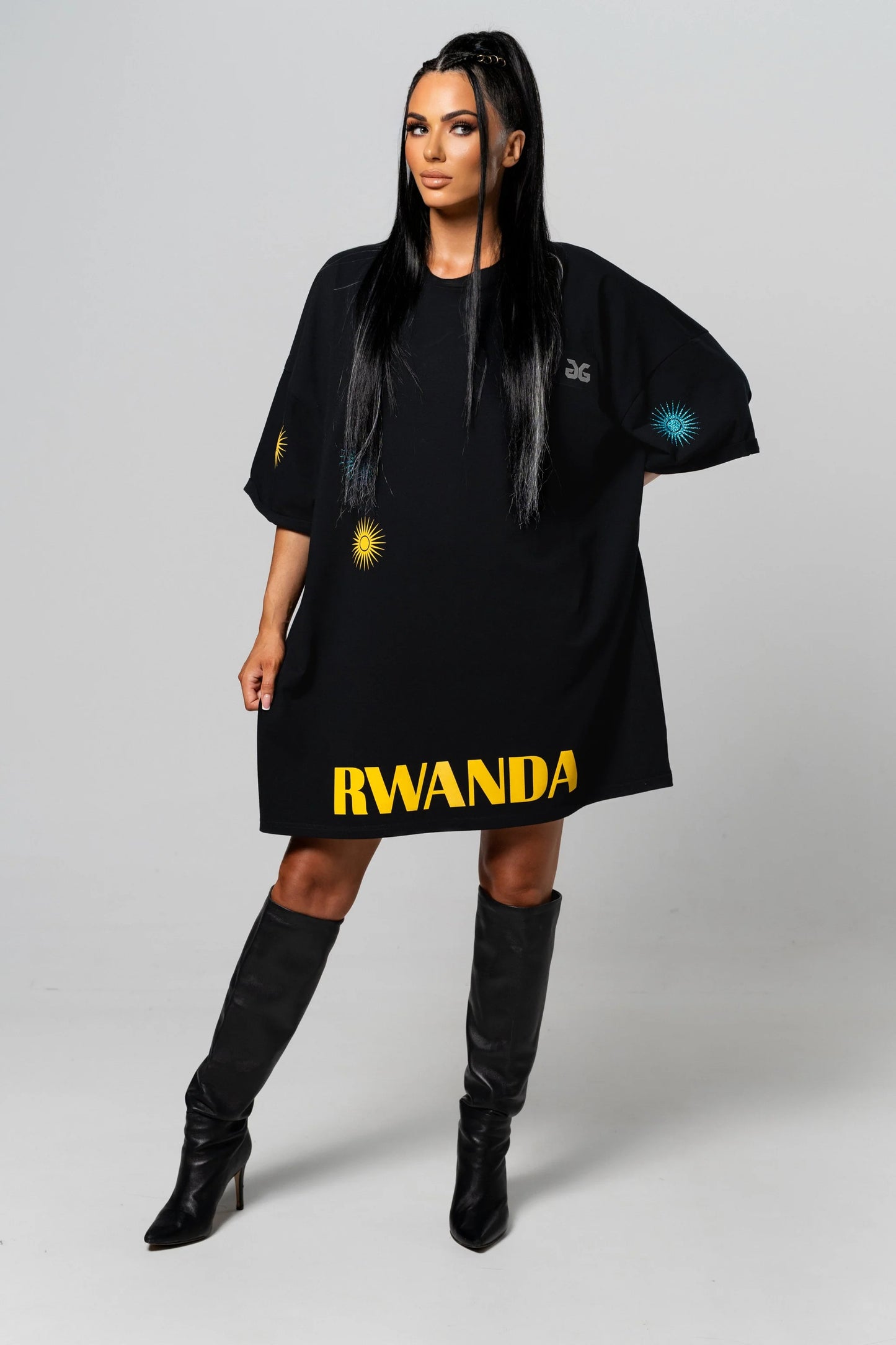 "RWANDA" OVERSIZED T-SHIRT (ONE SIZE/ UNISEX)