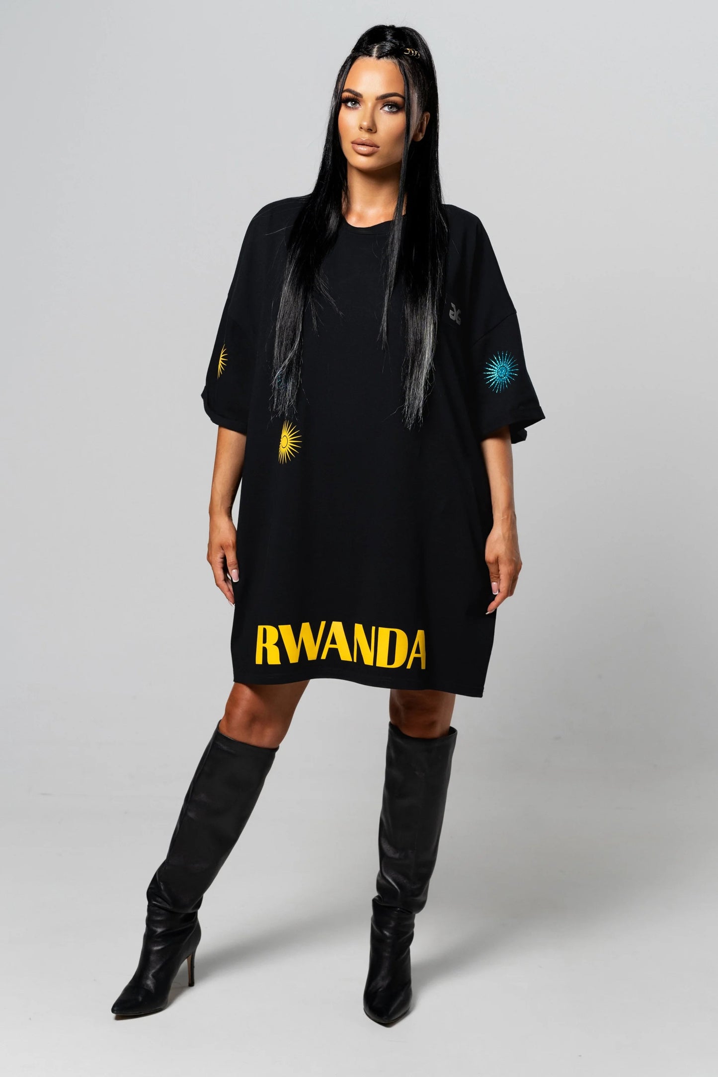 "RWANDA" OVERSIZED T-SHIRT (ONE SIZE/ UNISEX)