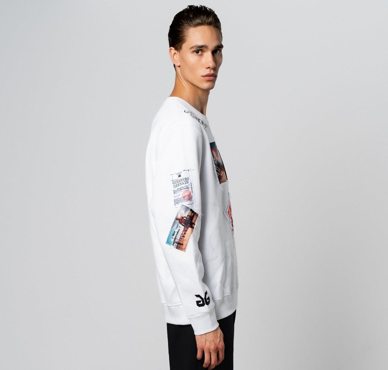 KINGS OF GERMAIN STYLE SWEATER WHITE - HANDMADE (UNISEX)