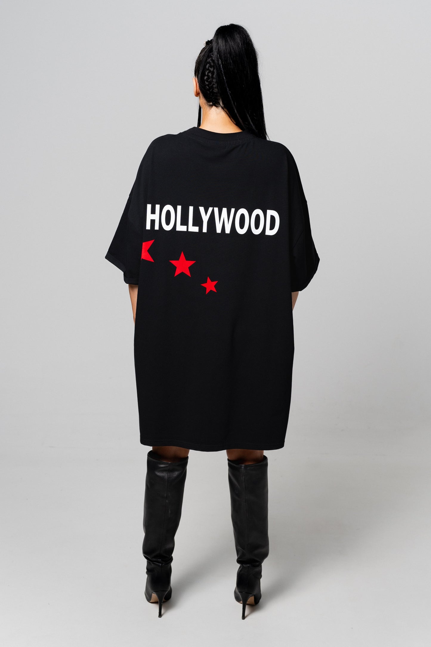 " H O L L Y W O O D " OVERSIZED T-SHIRT (ONE SIZE/ UNISEX)